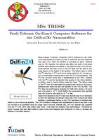Fault-Tolerant On-Board Computer Software for the Delfi-n3Xt Nanosatellite