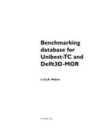 Benchmarking database for Unibest-TC and DELFT3D-MOR (part II)