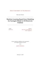 Machine Learning Based Error Modeling for Surrogate Model in Oil Reservoir Problem