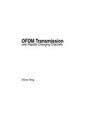 OFDM transmissions over rapidly changing channels