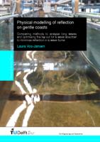 Physical modelling of reflection on gentle coasts
