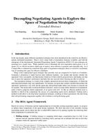 Decoupling Negotiating Agents to Explore the Space of Negotiation Strategies (extended abstract)