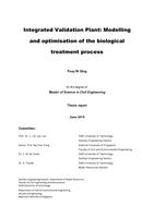 Integrated Validation Plant: Modelling and optimisation of the biological treatment process