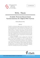 Scalable Network Based Clock Synchronization for Digital PET System