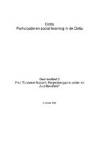 Delta: Participatie en social learning in de Delta: Deelresultaat 5 Pilot 