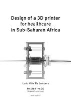 Design of a 3D printer for healthcare in Sub-Saharan Africa