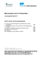 Manuscripten van H.J. Schoemaker uit de periode 1946-1971: Deel D: Golven van het wateroppervlak