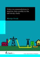 Policy recommendations to improve data quality in the electricity chain