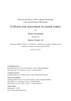 Collision risk assessment in coastal waters