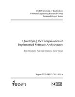 Quantifying the Encapsulation of Implemented Software Architectures