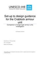 Set-up to design guidance for the Crablock armour unit