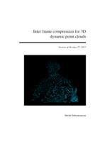 Inter frame compression of 3D dynamic point clouds