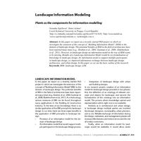 Landscape Information Modeling