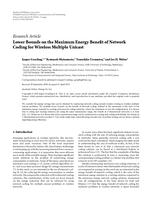 Lower Bounds on the Maximum Energy Benefit of Network Coding for Wireless Multiple Unicast