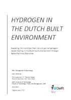 Hydrogen in the Dutch built environment