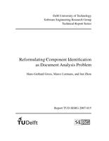 Reformulating Component Identification as Document Analysis Problem
