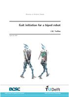 Gait initiation for a biped robot