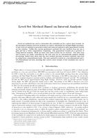 Level Set Method Based on Interval Analysis