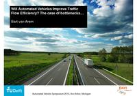 Will Automated Vehicles Improve Traffic Flow Efficiency? The case of bottlenecks