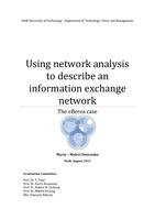 Using network analysis to describe an information exchange network: The eBerea case