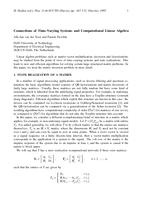 Connections of Time-Varying Systems and Computational Linear Algebra