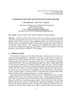 A simple VOF-CSF multi-fluid flow solver