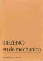 Biezeno en de mechanica - Herdenkingsdag 14 mei 1976.