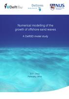 Numerical modelling of the growth of offshore sand waves: A Delft3D study