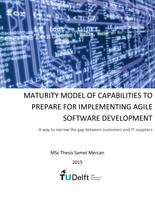 Maturity model of capabilities to prepare for implementing agile software development