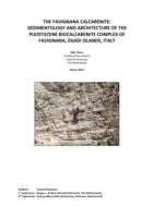 The Favignana Calcarenite: Sedimentology and Architecture of the Pleistocene Biocalcarenite Complex of Favignana, Egadi Islands, Italy