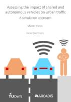 Assessing the impact of shared and autonomous vehicles on urban traffic
