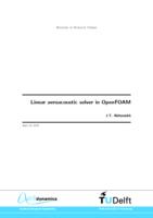 Linear aeroacoustic solver in OpenFOAM