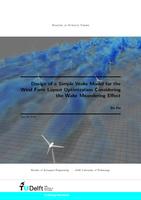 Design of a Simple Wake Model for the Wind Farm Layout Optimization Considering the Wake Meandering Effect