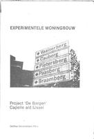 Experimentele woningbouw: Project 'De Bergen' Capelle a/d IJssel