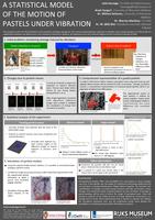 A statistical model of the motion of pastels under vibration (Poster)