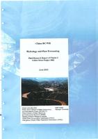 Hydrology and flow forecasting