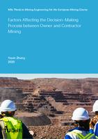 Factors Affecting the Decision-Making Process between Owner and Contractor Mining