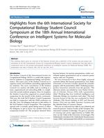 Highlights from the 6th International Society for Computational Biology Student Council Symposium at the 18th Annual International Conference on Intelligent Systems for Molecular Biology