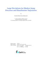 Large Deviations for Markov Jump Processes and Hamiltonian Trajectories