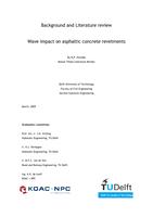 Wave impact on asphaltic concrete revetments: Literature review
