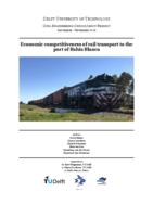 Economic competitiveness of rail transport to the port of Bahía Blanca