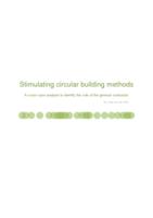 Stimulating Circular Building Methods