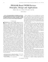PHASAR-based WDM-devices: Principles, design and applications