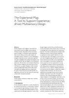 The experience map. A tool to support experience-driven multisensory design