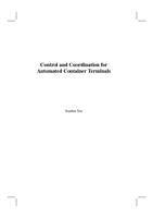 Control and Coordination for Automated Container Terminals