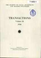 Transactions of The Society of Naval Architects and Marine Engineers, SNAME, Volume 58, 1950