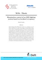 Illumination control of an LED lighting system based on localized occupancy
