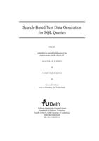 Search-Based Test Data Generation for SQL Queries