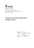 Performance and fairness enhancement in ZigBee networks