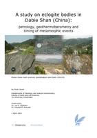 A study on eclogite bodies in Dabie Shan (China)